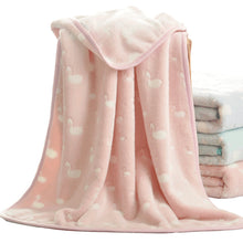 Load image into Gallery viewer, Blanket Flannel Nap Blanket Children's Small Blanket Quilt Single Thin Summer Air Conditioning Blanket
