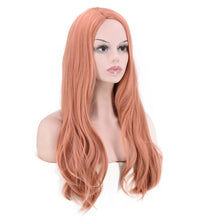 Load image into Gallery viewer, Women Wig Solid Color Mid-Length Long Curly Hair Big Wave Headgear W171
