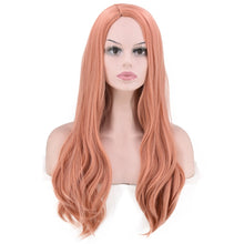 Load image into Gallery viewer, Women Wig Solid Color Mid-Length Long Curly Hair Big Wave Headgear W171

