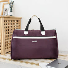 Lade das Bild in den Galerie-Viewer, Short Distance Large Capacity Gym Bag One Shoulder Foldable Light Canvas

