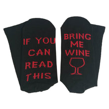 Load image into Gallery viewer, 3 Double Trendy Beer Printed Adult Men&#39;s and Women&#39;s Socks If You Can Read This Series
