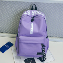 Lade das Bild in den Galerie-Viewer, Backpack Word Campus Middle School Students Mori Style Harajuku  Trendy Travel Men Women s shoulder bag

