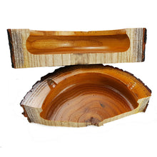 Load image into Gallery viewer, Ashtray Bark Solid Wood  Business Gift  Restaurant Company Gift Wooden s Lettering Ashtray
