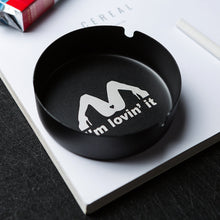 Load image into Gallery viewer, Ashtray Metal Circle Stainless Steel Restaurant Bar KTV Creative Funny Ashtray
