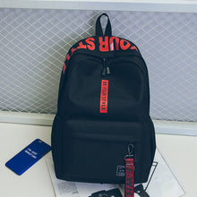 Lade das Bild in den Galerie-Viewer, Backpack Word Campus Middle School Students Mori Style Harajuku  Trendy Travel Men Women s shoulder bag
