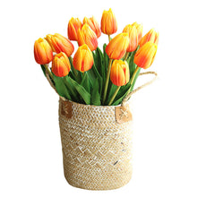 Load image into Gallery viewer, 10PCs Pu Tulip Artificial Fake Flower Plants Home Decoration Wedding Bouquet
