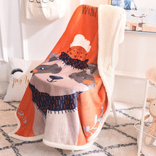 Load image into Gallery viewer, Berber Fleece Blanket Air Conditioning Blanket Sofa Blanket Thickened Children's Double-Layer Flannel
