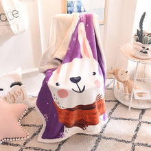 Load image into Gallery viewer, Berber Fleece Blanket Air Conditioning Blanket Sofa Blanket Thickened Children's Double-Layer Flannel
