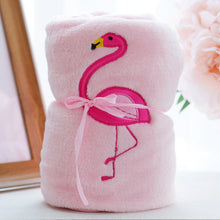 Load image into Gallery viewer, Blanket Flamingo Gift Blanket Double-Sided Flannel Air Conditioning Blanket Gift
