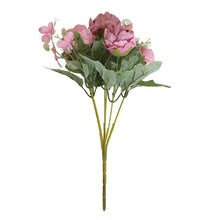 Load image into Gallery viewer, 3PCs Peony Small bundle Artificial Fake Flower Plants Home Decoration Wedding Bouquet
