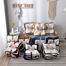 Lade das Bild in den Galerie-Viewer, Berber Fleece Blanket Solid Color Winter Thickened Velvet Blanket Single Double Blanket Double Layer Gift Blanket
