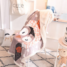 Load image into Gallery viewer, Berber Fleece Blanket Air Conditioning Blanket Sofa Blanket Thickened Children's Double-Layer Flannel
