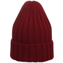 Load image into Gallery viewer, Warm Winter Knit Beanie Hats Fashion Woolen Hat Tapered Ear Protection Solid Color Unisex
