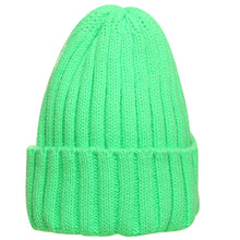 Load image into Gallery viewer, Warm Winter Knit Beanie Hats Fashion Woolen Hat Tapered Ear Protection Solid Color Unisex
