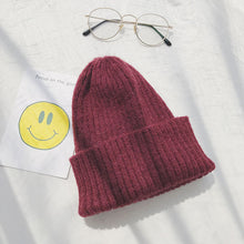 Load image into Gallery viewer, Warm Winter Knit Beanie Hats Women's Winter Men's Autumn and Winter Wool Keep Warm Plush Pullover Unisex
