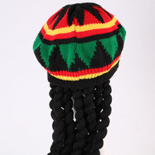 Load image into Gallery viewer, Halloween Xmas Christmas Gifts Decoration Cos Wig Braid Straw Hat Beret Dreadlocks
