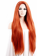 Load image into Gallery viewer, Women Wig Front Lace Chemical Fiber Long Straight Hair W411

