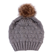 Load image into Gallery viewer, Warm Winter Knit Beanie Hats  Mohair Pullover for Women in Stock Unisex
