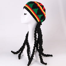Load image into Gallery viewer, Halloween Xmas Christmas Gifts Decoration Cos Wig Braid Straw Hat Beret Dreadlocks
