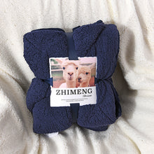Load image into Gallery viewer, Fleece Blanket Winter Thickened Double Layer Thermal Blanket Winter Leisure Blanket
