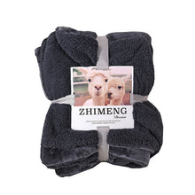 Load image into Gallery viewer, Fleece Blanket Winter Thickened Double Layer Thermal Blanket Winter Leisure Blanket
