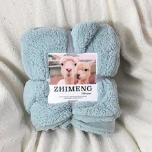 Load image into Gallery viewer, Fleece Blanket Winter Thickened Double Layer Thermal Blanket Winter Leisure Blanket
