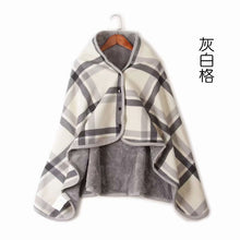 Load image into Gallery viewer, Moisture Absorption Heating and Warm-Keeping Blanket Lunch Break Leg Covering Blanket Small Blanket Lazy Button Blanket

