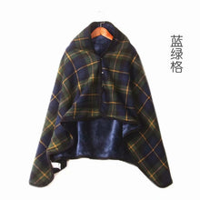 Load image into Gallery viewer, Moisture Absorption Heating and Warm-Keeping Blanket Lunch Break Leg Covering Blanket Small Blanket Lazy Button Blanket
