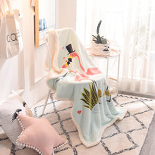 Lade das Bild in den Galerie-Viewer, Double Layer Thickened Cartoon Lambswool Flannel Children's Blanket Baby Blanket Gift Blanket
