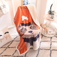 Lade das Bild in den Galerie-Viewer, Double Layer Thickened Cartoon Lambswool Flannel Children's Blanket Baby Blanket Gift Blanket
