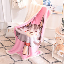 Lade das Bild in den Galerie-Viewer, Double Layer Thickened Cartoon Lambswool Flannel Children's Blanket Baby Blanket Gift Blanket
