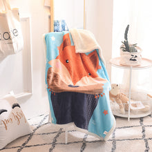 Lade das Bild in den Galerie-Viewer, Double Layer Thickened Cartoon Lambswool Flannel Children's Blanket Baby Blanket Gift Blanket
