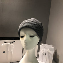 Load image into Gallery viewer, Warm Winter Knit Beanie Hats Autumn and Winter Thickening Pure Color All-Matching Trendy Women Curling Men Unisex
