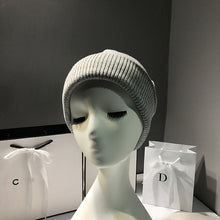 Load image into Gallery viewer, Warm Winter Knit Beanie Hats Autumn and Winter Thickening Pure Color All-Matching Trendy Women Curling Men Unisex

