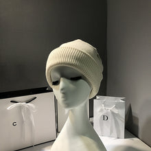 Load image into Gallery viewer, Warm Winter Knit Beanie Hats Autumn and Winter Thickening Pure Color All-Matching Trendy Women Curling Men Unisex
