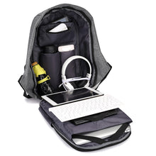 Lade das Bild in den Galerie-Viewer, Backpack Waterproof Nylon Computer Bag USB Charging   College Students Bag
