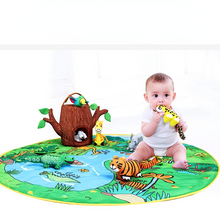 Load image into Gallery viewer, 0-1-3 Years Baby Early Education 3D Cloth Book Happy Game Blanket Fun Dolls
