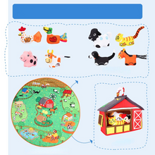 Load image into Gallery viewer, 0-1-3 Years Baby Early Education 3D Cloth Book Happy Game Blanket Fun Dolls
