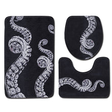 Load image into Gallery viewer, 3pcs Toilet Seat Cover Pads Overseas International Hot-Selling Non-Slip Three-Piece Set Bathroom s Carpet
