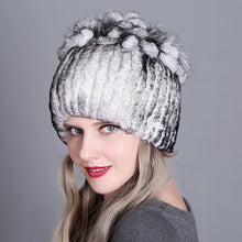 Load image into Gallery viewer, Warm Winter Knit Beanie Hats  Wool Woven Thickened Autumn and Winter Warm Colorful Unisex
