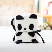 Lade das Bild in den Galerie-Viewer, Cartoon Animal Roll Carpet Creative Flannel Doll Blanket Air Conditioning Blanket Gift Blanket
