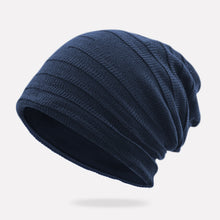 Load image into Gallery viewer, Warm Winter Knit Beanie Hats Spring and Autumn Korean Style Wool Pile Women's Headscarf Pullover Men's and Women's Ear Protection Unisex
