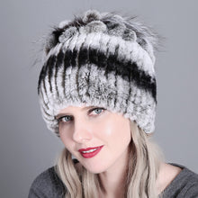 Load image into Gallery viewer, Warm Winter Knit Beanie Hats  Wool Woven Thickened Autumn and Winter Warm Colorful Unisex
