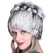 Load image into Gallery viewer, Warm Winter Knit Beanie Hats  Wool Woven Thickened Autumn and Winter Warm Colorful Unisex
