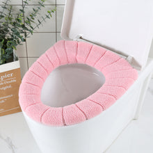 Load image into Gallery viewer, 3pcs Toilet Seat Cover Pads Winter Thicker O-Shaped Pumpkin Pattern  Cushion  Cushion Creative Home Horse Washable
