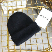 Load image into Gallery viewer, Warm Winter Knit Beanie Hats Double Layer Thickened Fleece-Lined Warm Wool Women Autumn Winter Japanese Plush Unisex
