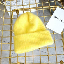 Load image into Gallery viewer, Warm Winter Knit Beanie Hats Double Layer Thickened Fleece-Lined Warm Wool Women Autumn Winter Japanese Plush Unisex
