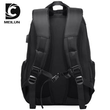 Lade das Bild in den Galerie-Viewer, Backpack Men's Korean-Style Casual USB Men's  Breathable and Wearable Business Computer Bag Travel Bag Student Schoolbag
