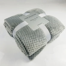Load image into Gallery viewer, Solid Color Blanket Coral Fleece Mesh Blanket Flannel Sofa Cover Beibei Velvet Blanket Pineapple Plaid

