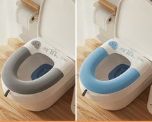 Load image into Gallery viewer, 3pcs Toilet Seat Cover Pads Home    Winter    Closestool Cushion Cartoon Cute
